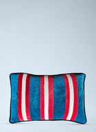 Les-Ottomans Velvet Stripe Cushion