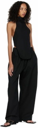 SELASI SSENSE Exclusive Black Organic Cotton Trousers