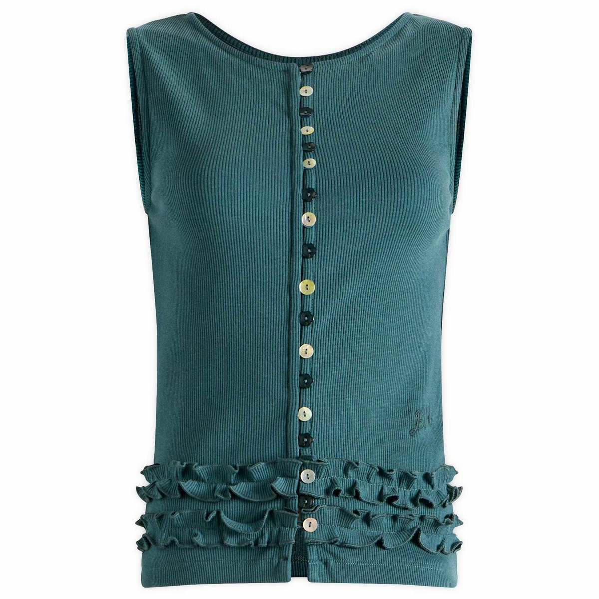 Damson Madder Women's Ember Tank Top in Green