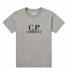 C.P. Company Undersixteen Men's Logo Goggle Tee in Grey Melange