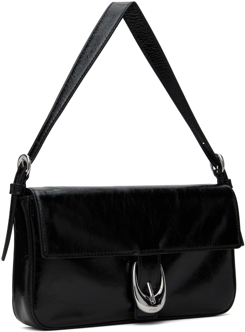 【関税込み】Harlow Shoulder Bag - Staud - Leather - Black HARLOW BAG DUNE