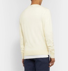 Maison Kitsuné - Logo-Intarsia Merino Wool Sweater - Neutrals