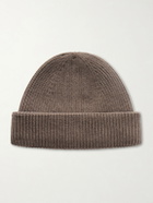 John Smedley - Sunday Ribbed Cashmere and Wool-Blend Beanie