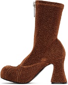 Stella McCartney Lurex Groove Sock Boots