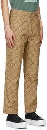 thisisneverthat Khaki Printed Carpenter Trousers