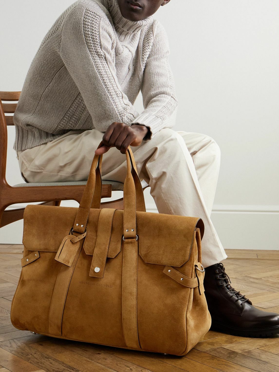 Brunello Cucinelli - Suede Weekend Bag Brunello Cucinelli