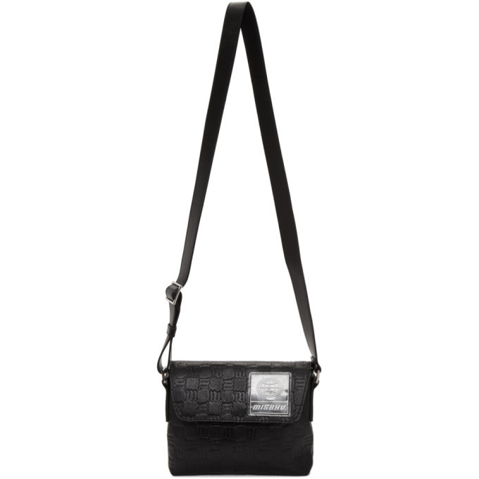 MISBHV Black Monogram Crossbody Bag MISBHV