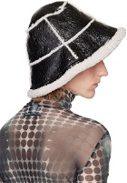 Jean Paul Gaultier Black 'The Laminated' Bucket Hat