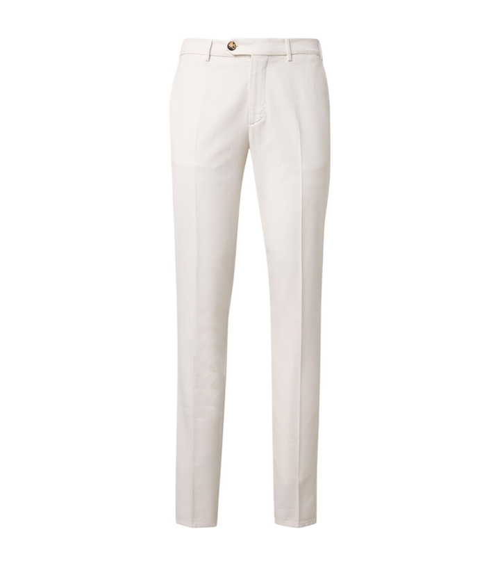 Photo: Brunello Cucinelli Cotton slim pants