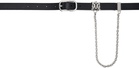 AMIRI Black MA Chain Belt
