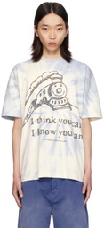 Online Ceramics Beige & Blue 'I Think You Can' T-Shirt