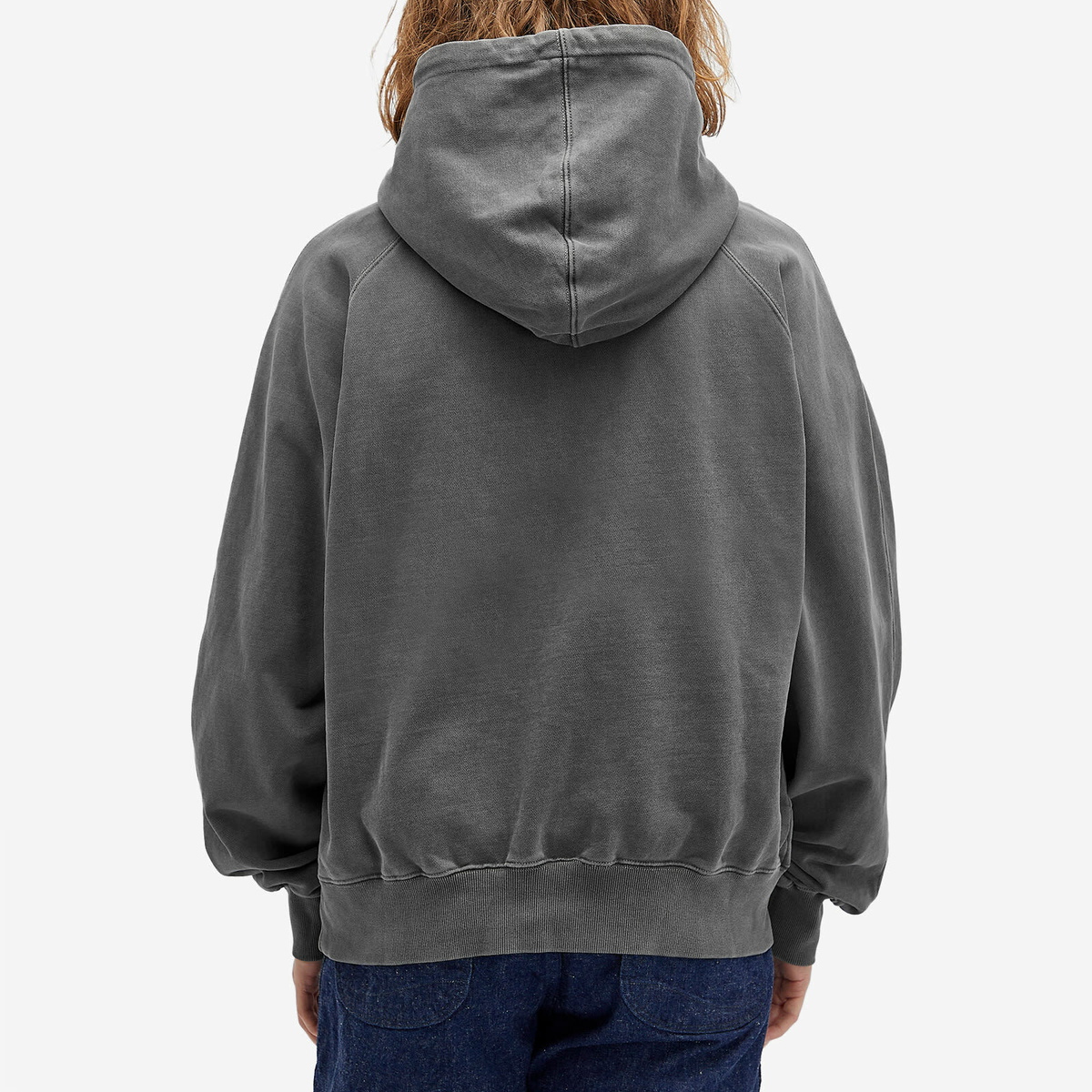 FrizmWORKS Men's OG Vintage Popover Hoodie in Charcoal