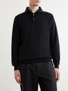 Lardini - Virgin Wool Polo Sweater - Black