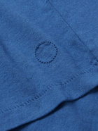 Folk - Garment-Dyed Cotton-Jersey T-Shirt - Blue