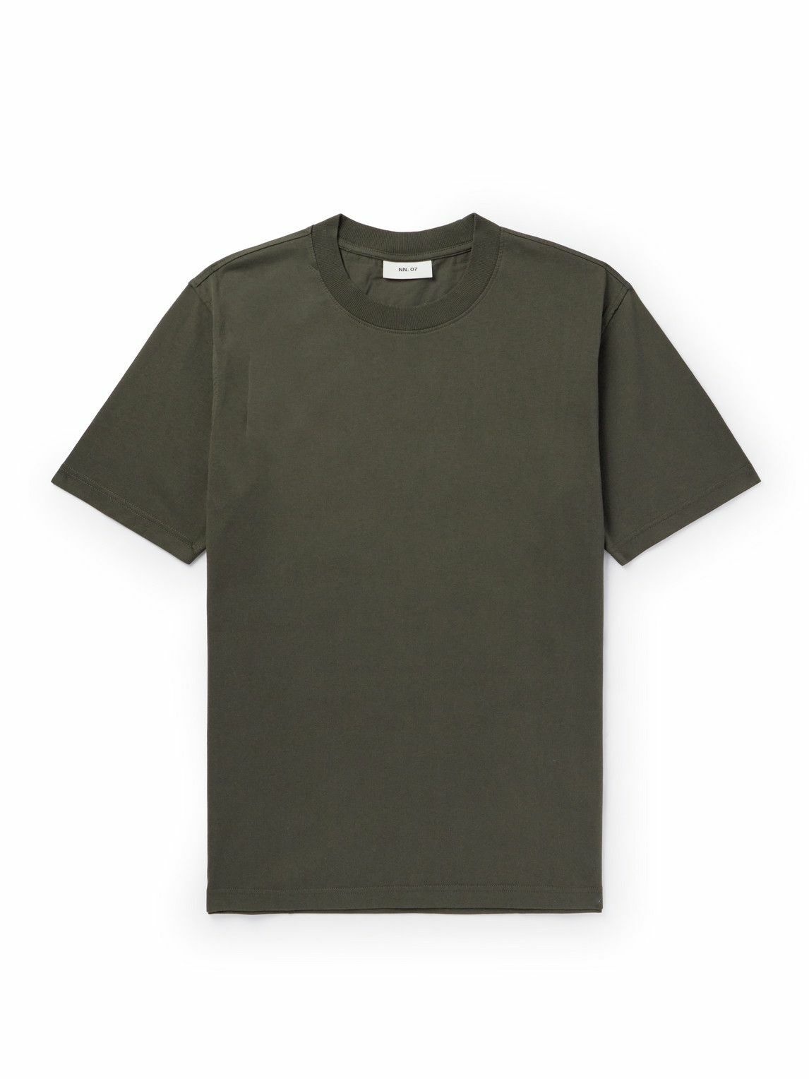 NN07 - Adam 3209 Pima Cotton-Jersey T-Shirt - Green NN07