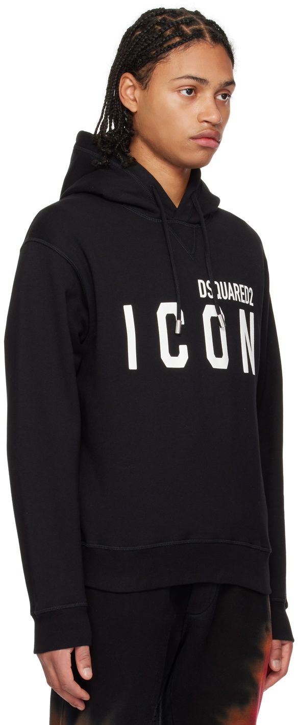 Dsquared2 Black Be Icon Hoodie Dsquared2