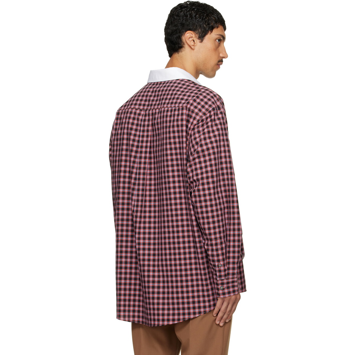 Marni Red & Black Checked Shirt
