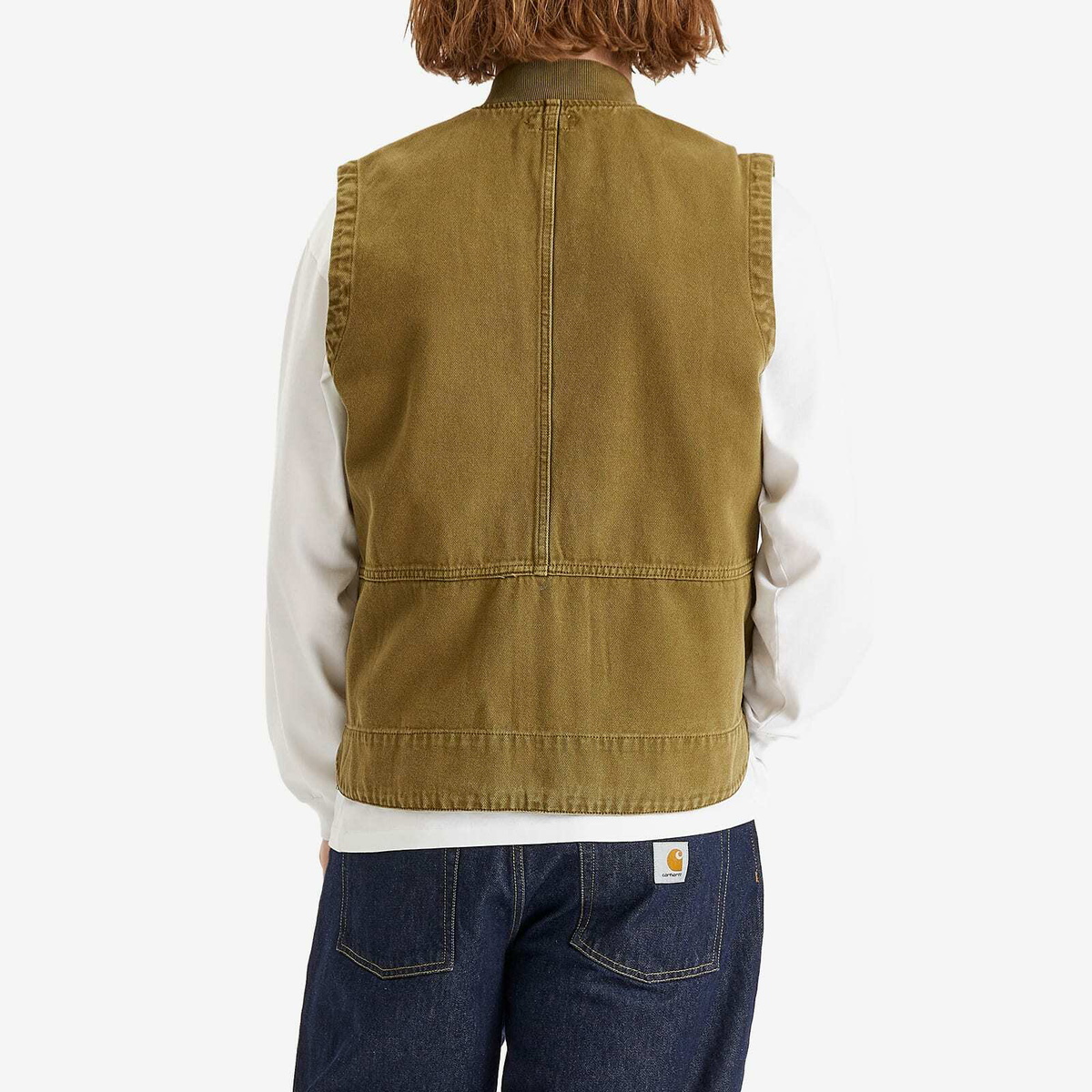 Dubbleware Men's Work Vest in Military Green