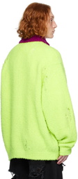 Doublet Yellow Zip Jacket