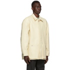Uniforme Paris Off-White Wool Patched Overshirt Jacket