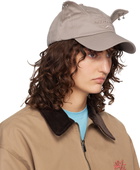 Charles Jeffrey LOVERBOY Beige Pierced Ears Cap