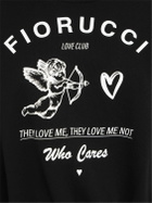FIORUCCI Cupid Love Club Print Crop Sweatshirt
