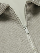 FEAR OF GOD ESSENTIALS - Cotton-Corduroy Zip-Up Shirt Jacket - Gray