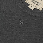 Nigel Cabourn Men's Long Sleeve Embroidered Arrow T-Shirt in Black