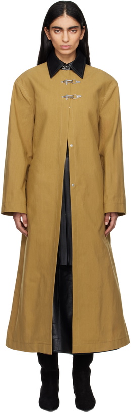 Photo: Nanushka Khaki Zofia Coat