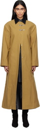 Nanushka Khaki Zofia Coat