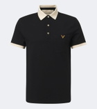 Valentino VLogo cotton piqué polo shirt