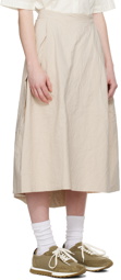 CASEY CASEY Beige Moon Midi Skirt