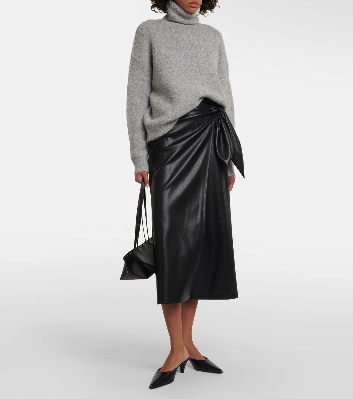 Nili Lotan Sierra alpaca-blend turtleneck sweater