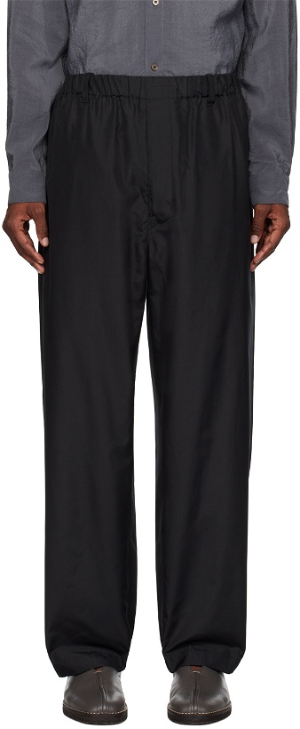 Photo: LEMAIRE Black Relaxed Trousers