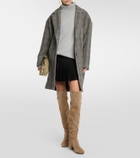 Gianvito Rossi Rolling suede over-the-knee boots