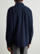SEASE - Wool-Blend Shirt - Blue