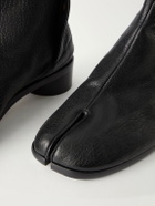Maison Margiela - Tabi Split-Toe Full-Grain Leather Boots - Black