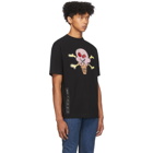 Palm Angels Black Ice Cream Skull T-Shirt