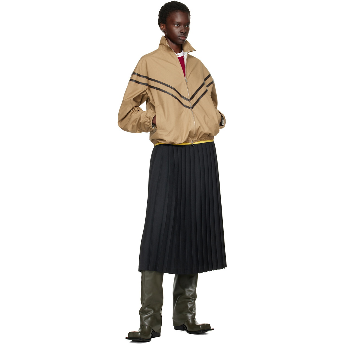 Stefan Cooke Beige Pinking Corded Jacket