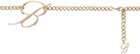 Blumarine Gold 'B' Monogram Belt