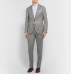 Brunello Cucinelli - Grey Herringbone Virgin Wool and Cashmere-Blend Suit Jacket - Gray