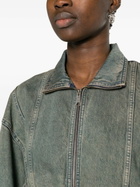 Jade Cropper Grey Belted Denim Jacket