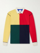 Drake's - Colour-Block Cotton-Jersey Rugby Shirt - Multi
