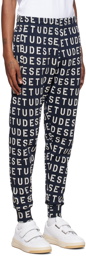 Études Navy Tempera Stencil Lounge Pants