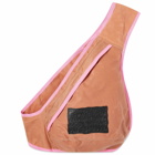 Acne Studios Men's Andemer Wax Sling Bag in Pink/Fluo Pink