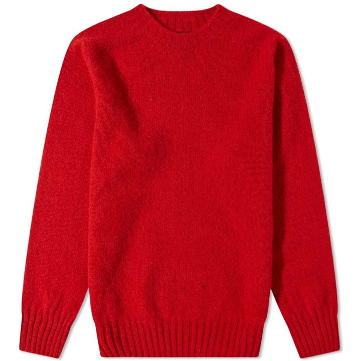 Photo: Howlin by Morrison Men's Howlin' Birth of the Cool Crew Knit in Flaming Red
