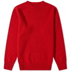 Howlin by Morrison Men's Howlin' Birth of the Cool Crew Knit in Flaming Red