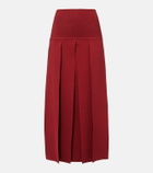 Alaïa Pleated midi skirt
