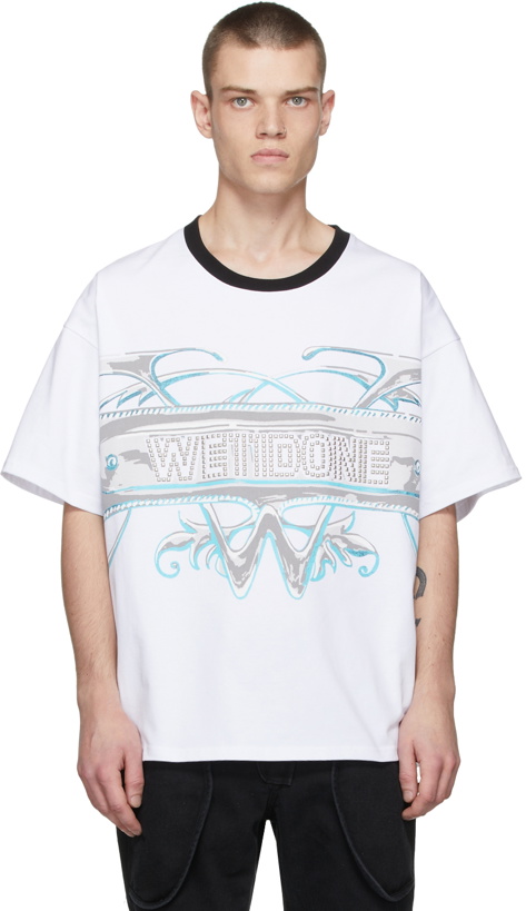 Photo: We11done White 'W' Graphic T-Shirt
