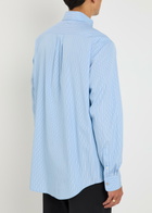 Moncler Cotton Shirt Light Blue